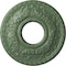 Ekena Millwork Hurley Ceiling Medallion (Canopies up to 7 1/4"), 22 1/8"OD x 7 1/4"ID x 1 3/4"P, Athenian Green CM26HUAGF - alternate 1